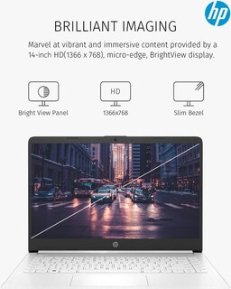 Foto 5 | Portátil Hp 2024, El Más Nuevo, 14'', Intel N4120, 16 Gb De Ram, 320 Gb, Blanco - Venta Internacional.