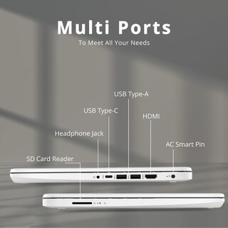 Foto 6 | Portátil Hp 2024, El Más Nuevo, 14'', Intel N4120, 16 Gb De Ram, 320 Gb, Blanco - Venta Internacional.