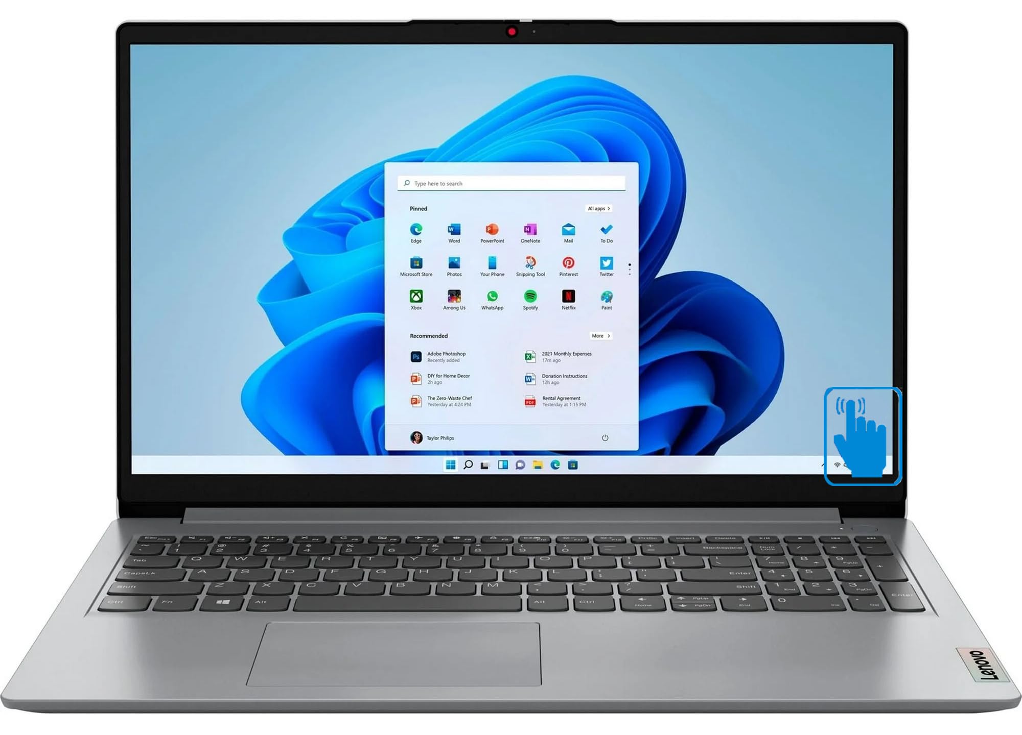 Foto 2 | Laptop Lenovo Ideapad 1i School & Business 15.6" I3 8 Gb/256 Gb - Venta Internacional