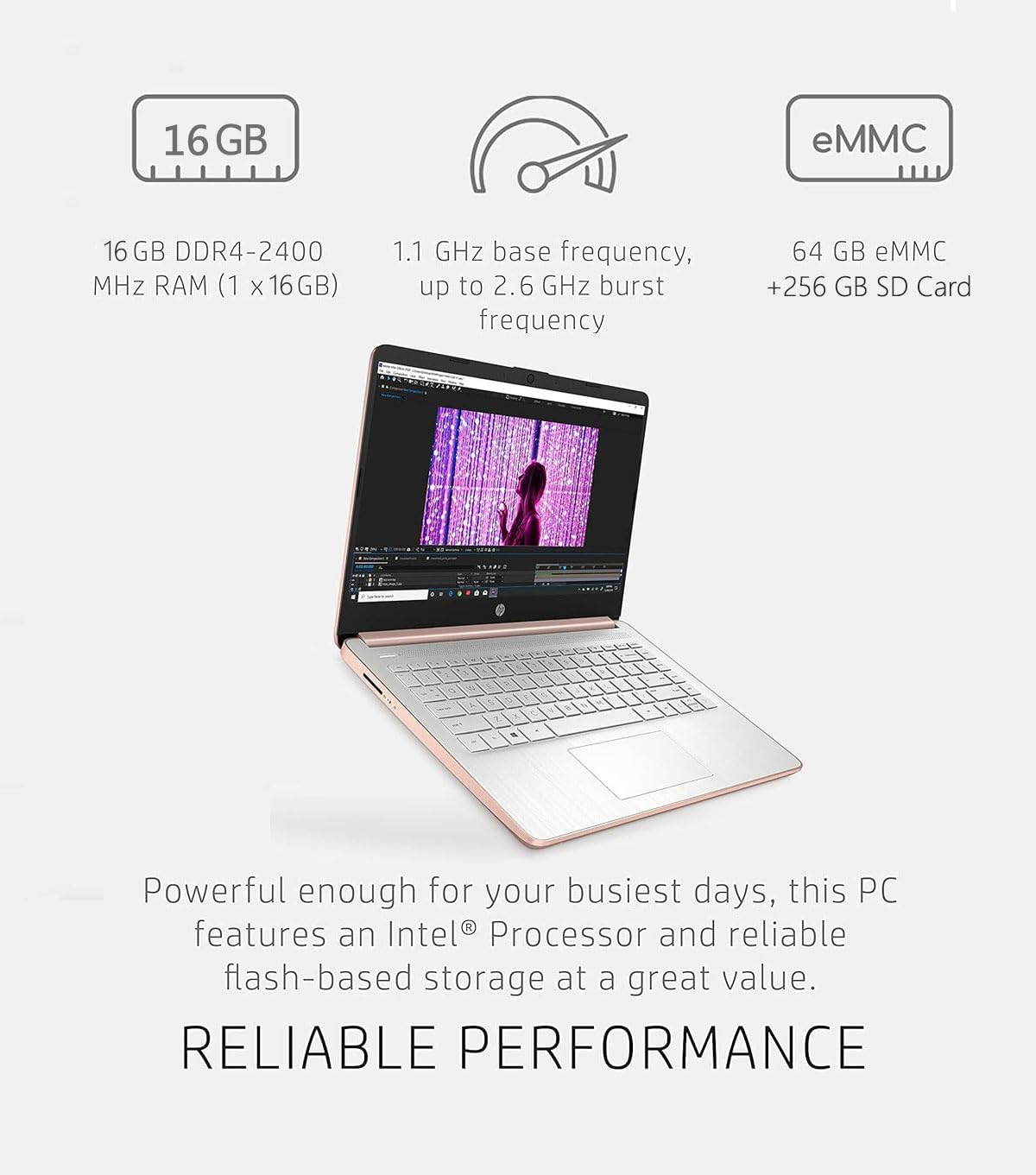 Foto 4 | Portátil Hp School And Business De 14 Pulgadas Intel N4120 16 Gb/64 Gb - Venta Internacional.