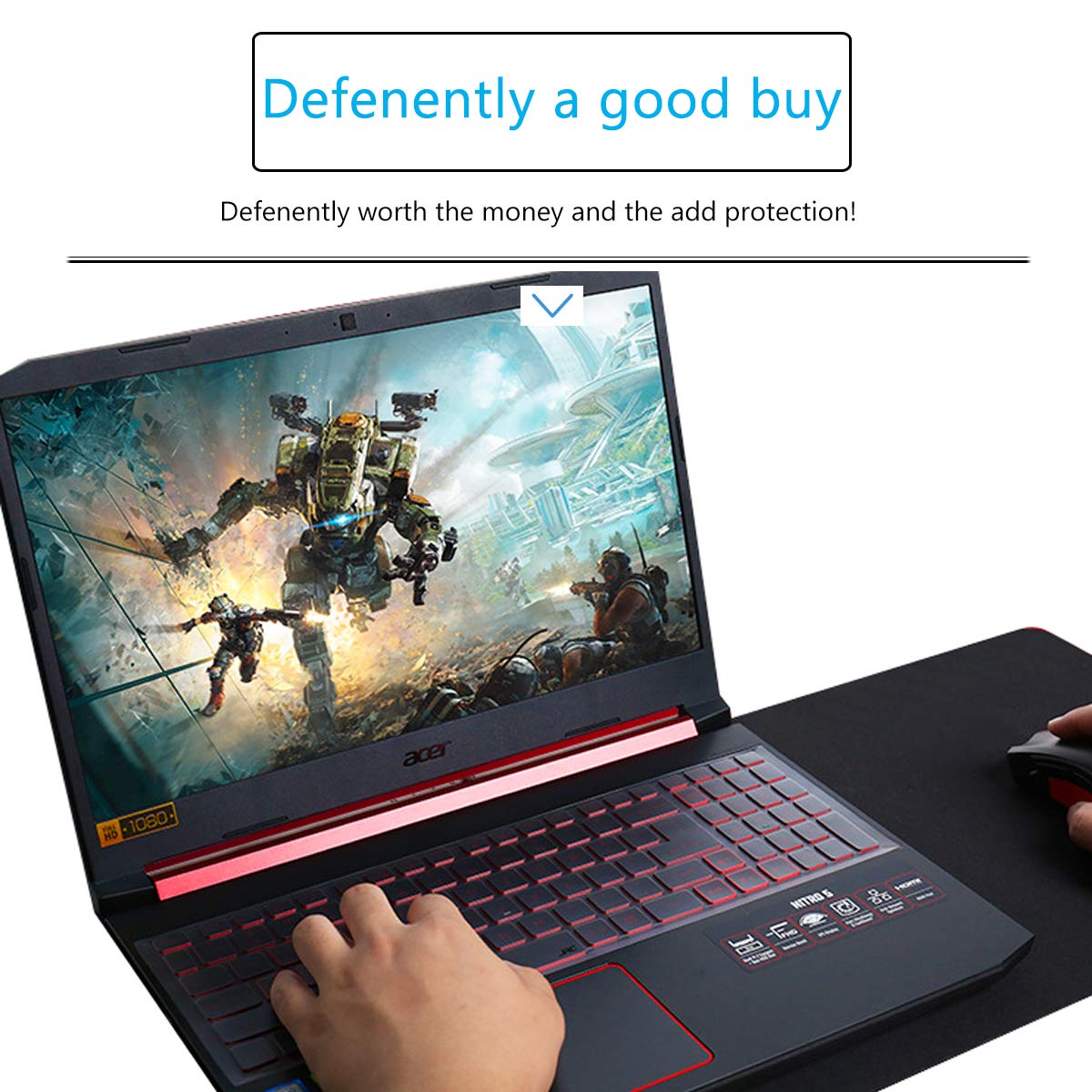 Foto 5 pulgar | Funda De Teclado Mubuy-gol Para Acer Nitro 16/5/17, Predator Helios - Venta Internacional.