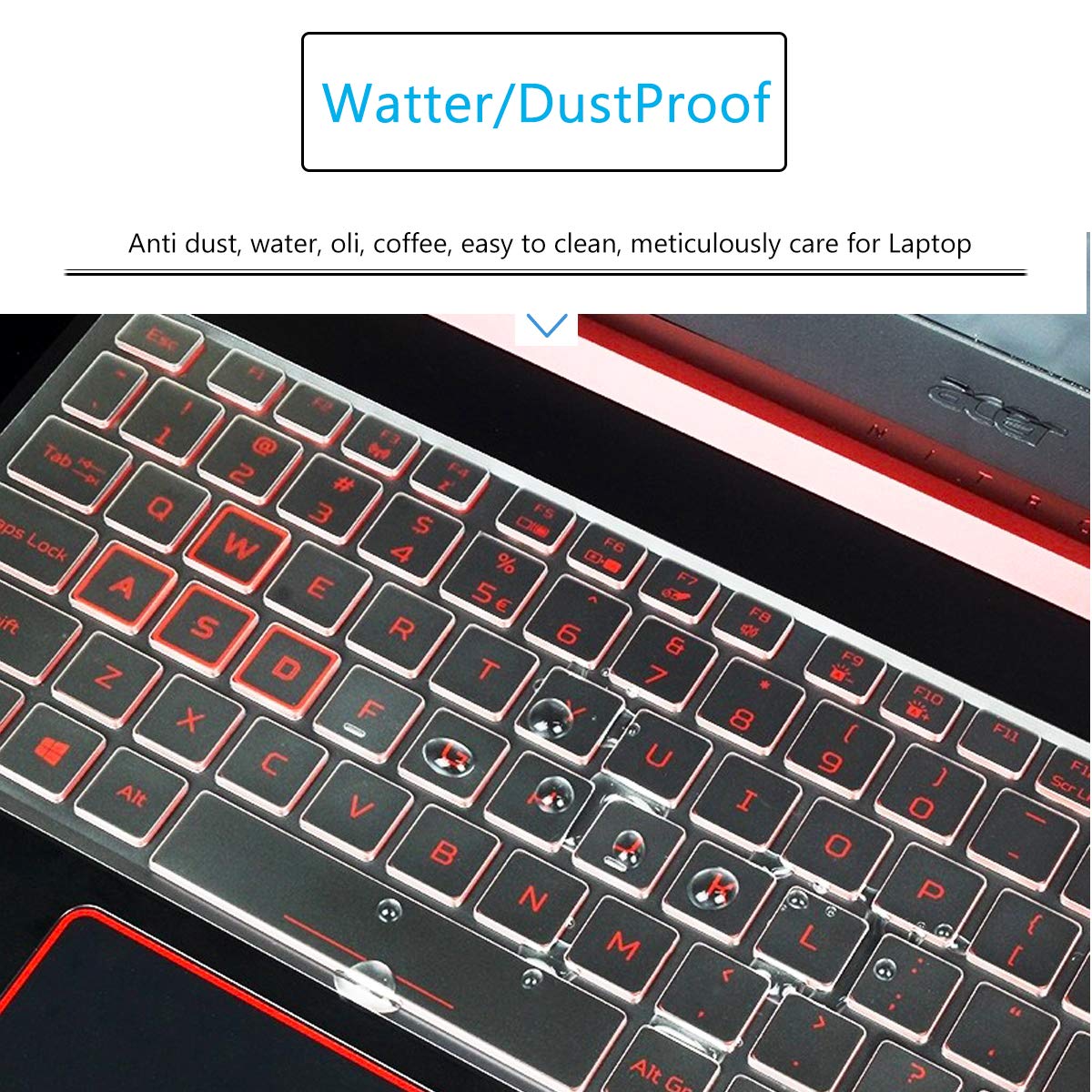Foto 6 pulgar | Funda De Teclado Mubuy-gol Para Acer Nitro 16/5/17, Predator Helios - Venta Internacional.