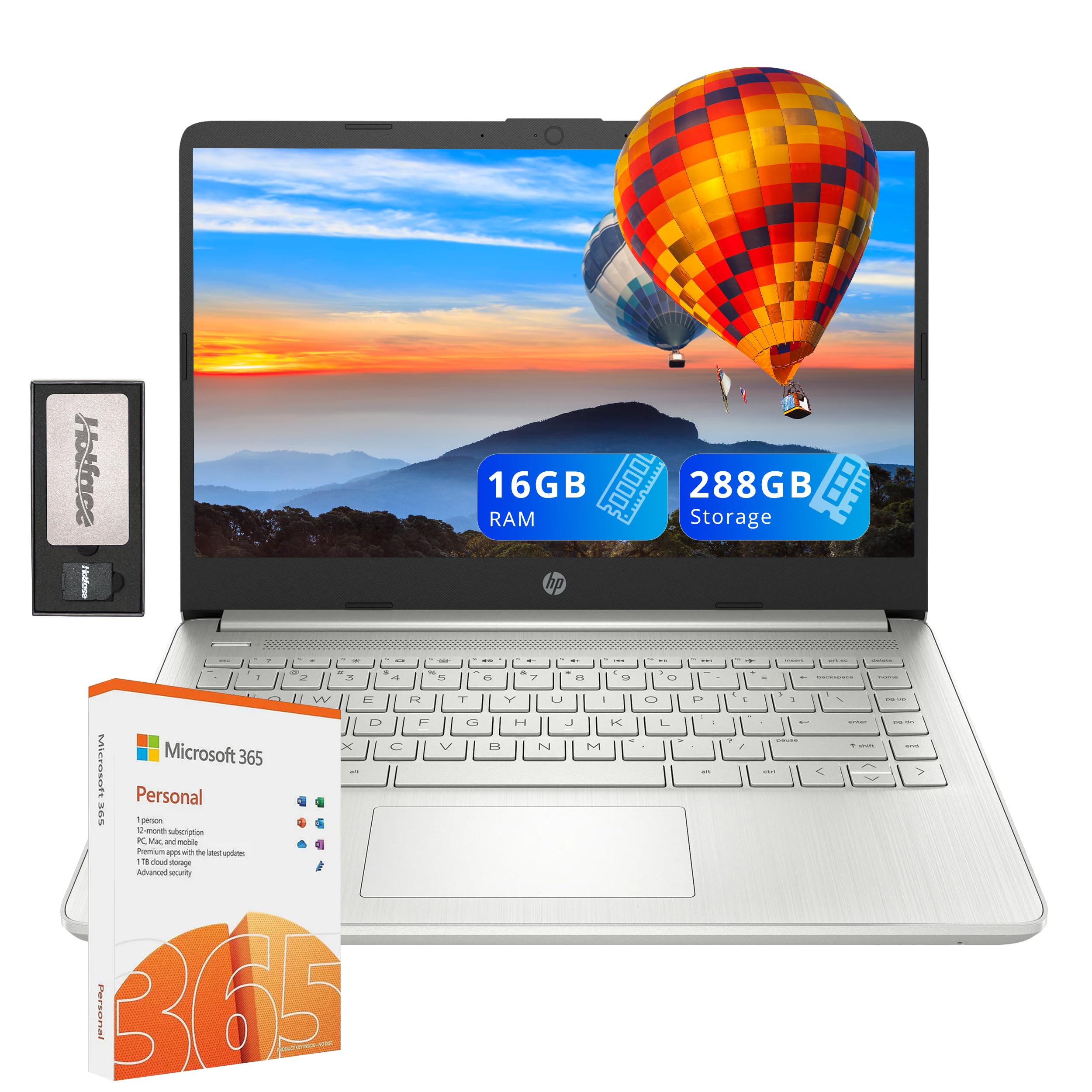 Ordenador Portátil Hp Stream 14 Hd Intel Celeron N4120 16 Gb Ram 288 Gb - Venta Internacional.