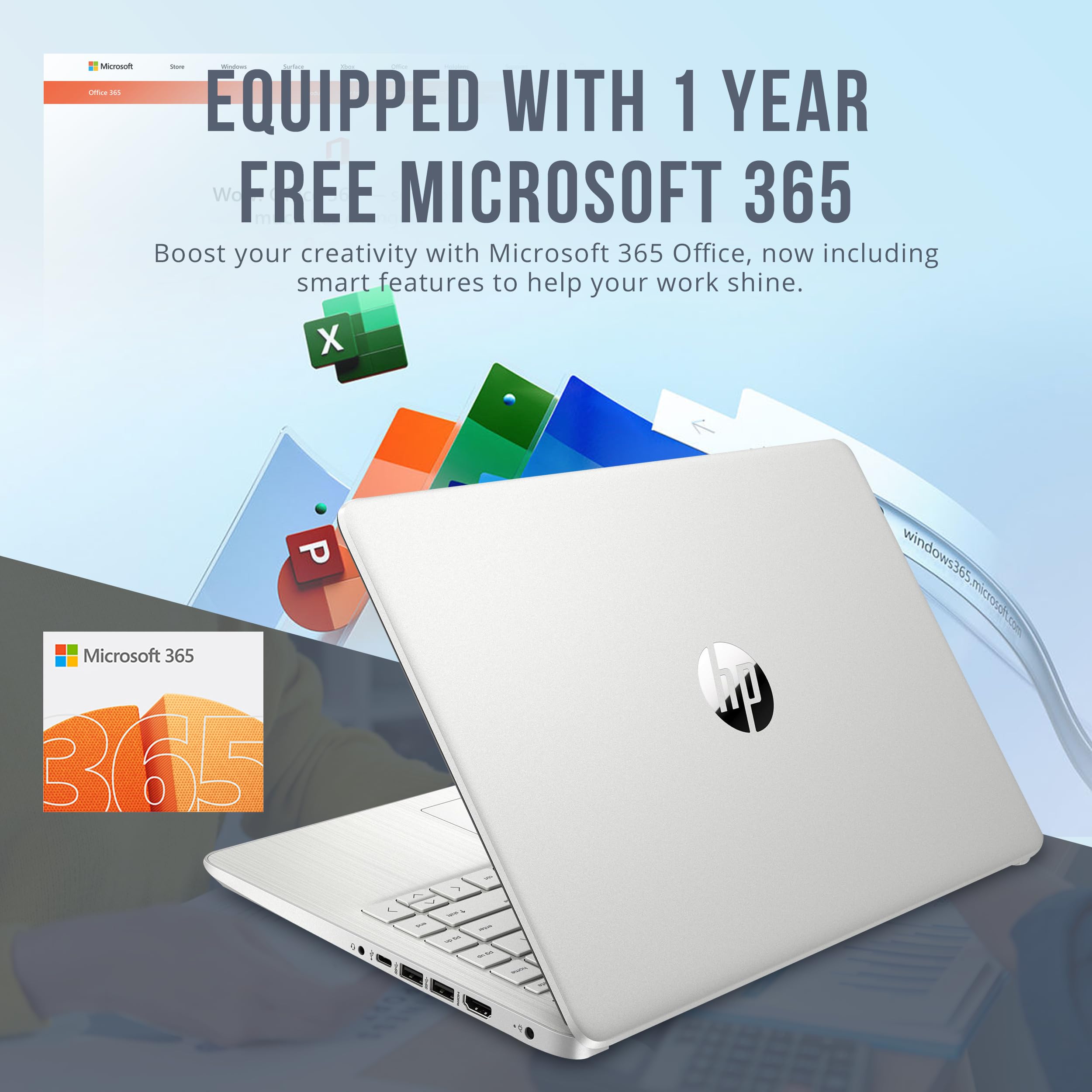 Foto 5 | Ordenador Portátil Hp Stream 14 Hd Intel Celeron N4120 16 Gb Ram 288 Gb - Venta Internacional.