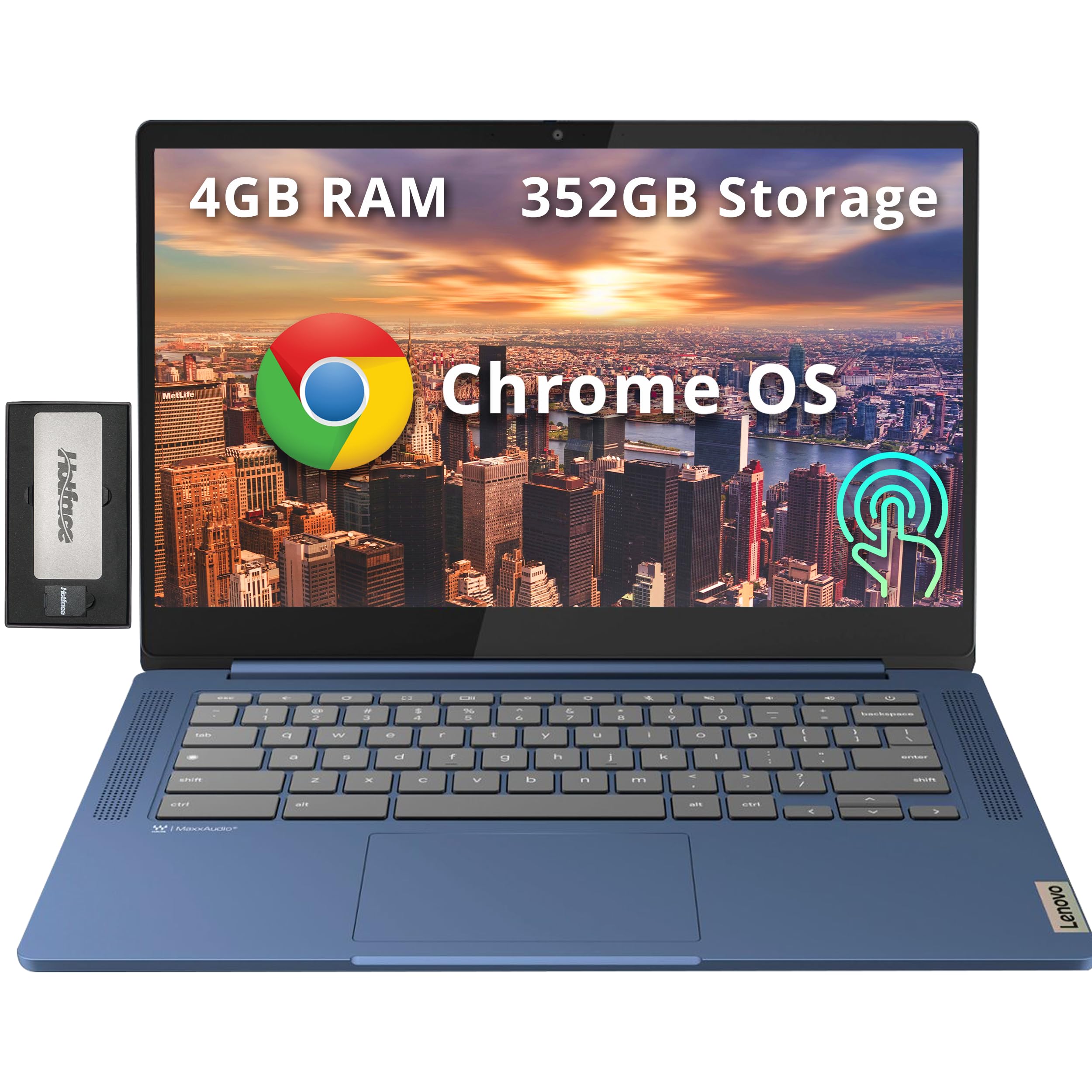 Foto 2 pulgar | Ordenador Portátil Lenovo Ideapad Slim 3 Chromebook 14 Fhd De 4 Gb/352 Gb - Venta Internacional.