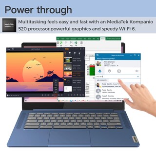 Foto 2 | Ordenador Portátil Lenovo Slim 3 Chromebook 2023 14 Pulgadas Fhd 4 Gb Ram 64 Gb - Venta Internacional.