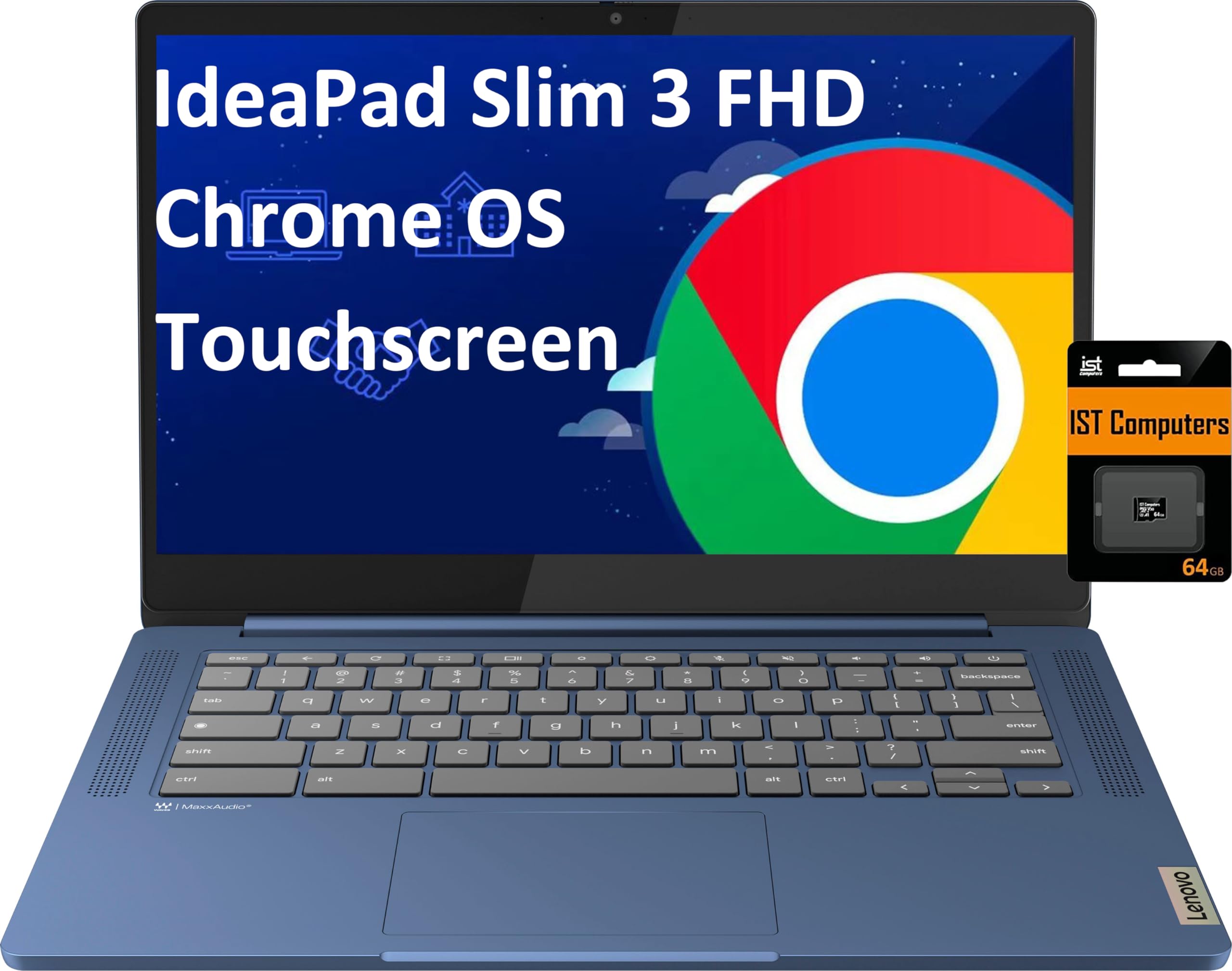 Ordenador Portátil Lenovo Ideapad Slim 3 14 Chromebook De 8 Núcleos, 4 Gb/128 Gb - Venta Internacional.