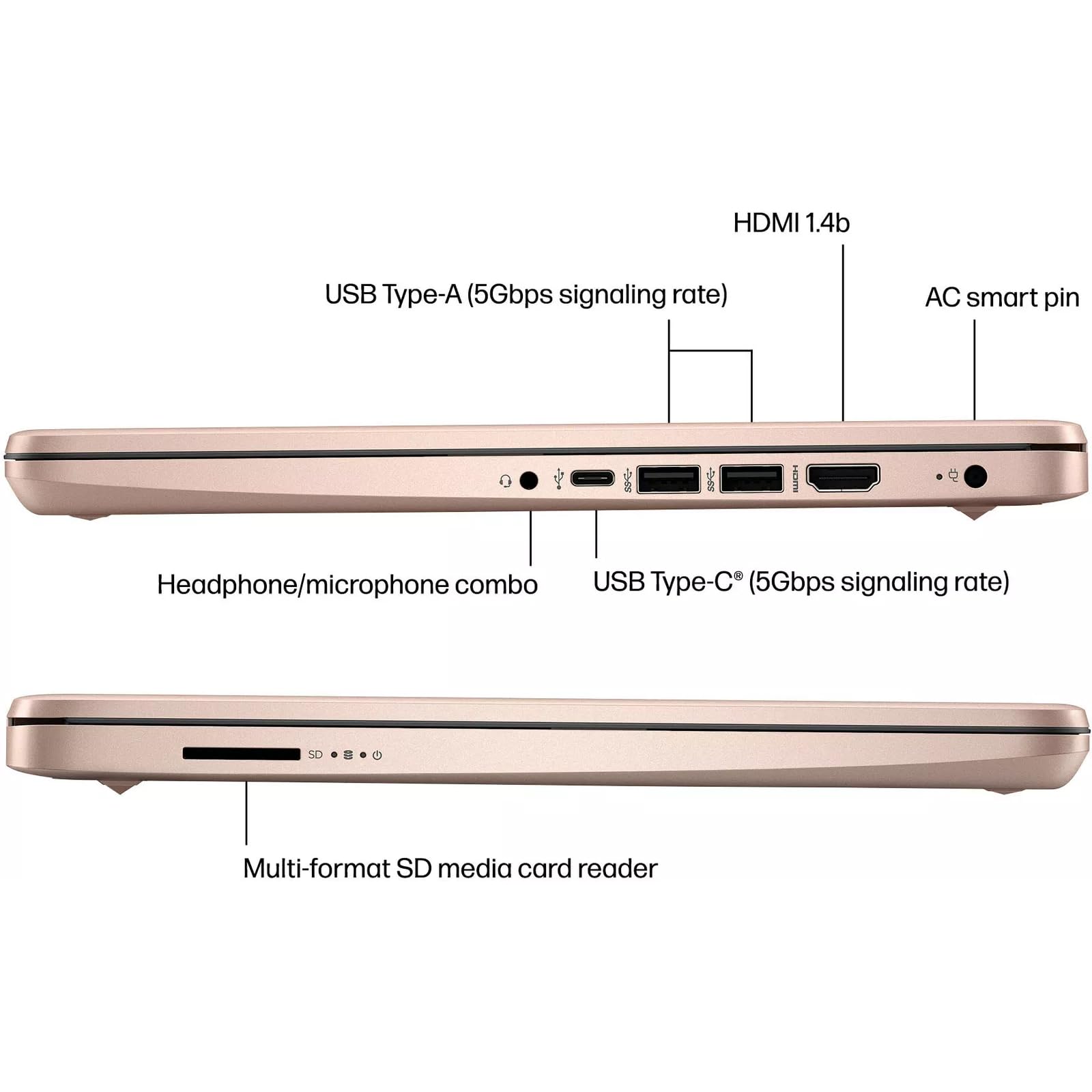 Foto 7 pulgar | Laptop Hp Stream Intel Celeron N4120 De 14 Pulgadas Con 8 Gb De Ram Y 256 Gb - Venta Internacional.