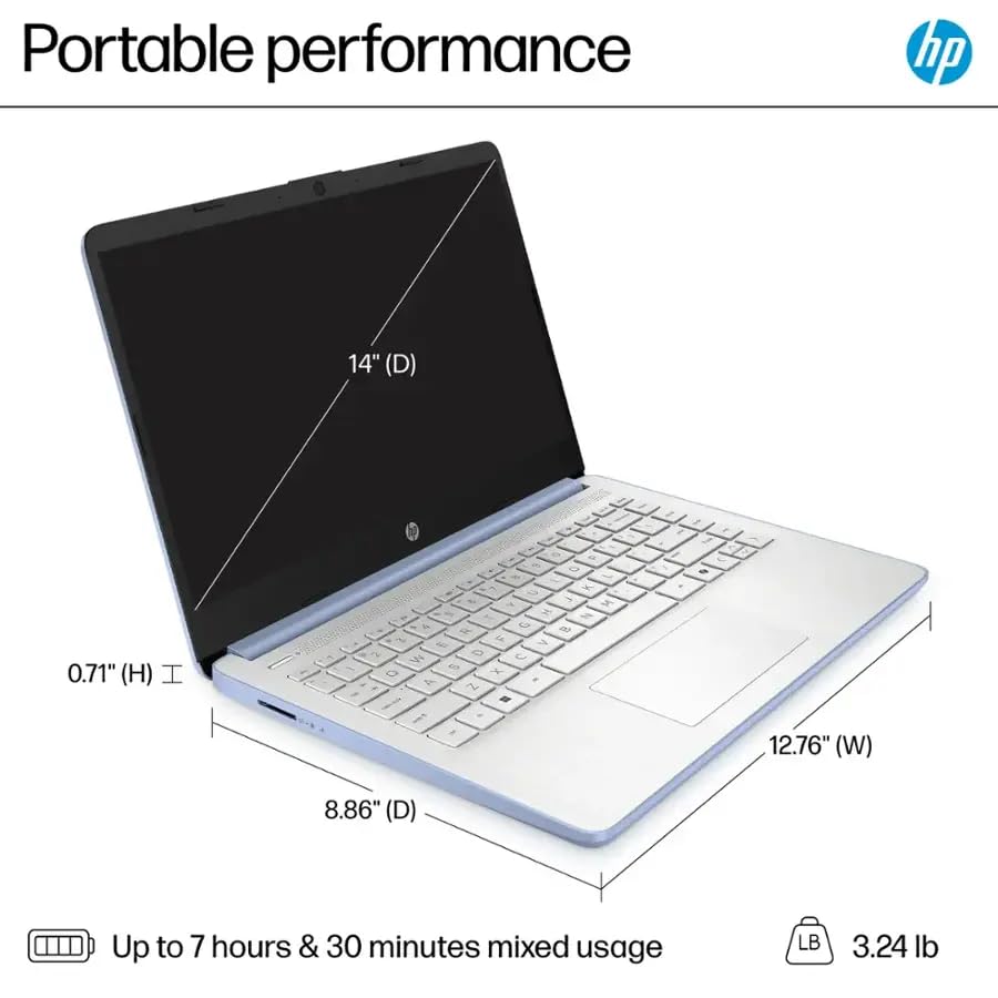 Foto 6 pulgar | Laptop Hp 2025 New Student Business 14'' Intel N150 16gb Ram - Venta Internacional.