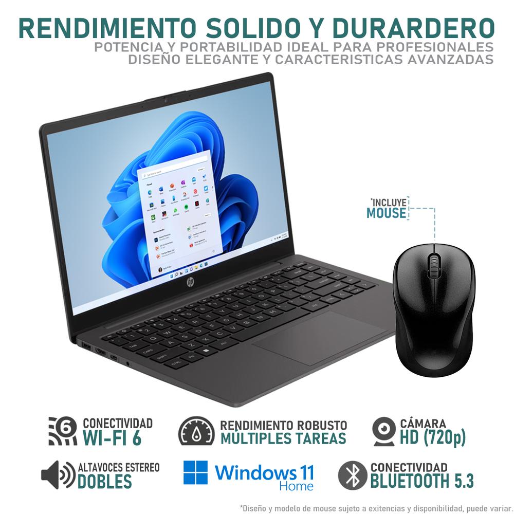 Foto 3 | Laptop Hp 245 G10 Amd Ryzen 3 7330u 16gb Ram 256gb Ssd 14'' Windows 11 Home Teclado En Español + Mouse Dxt