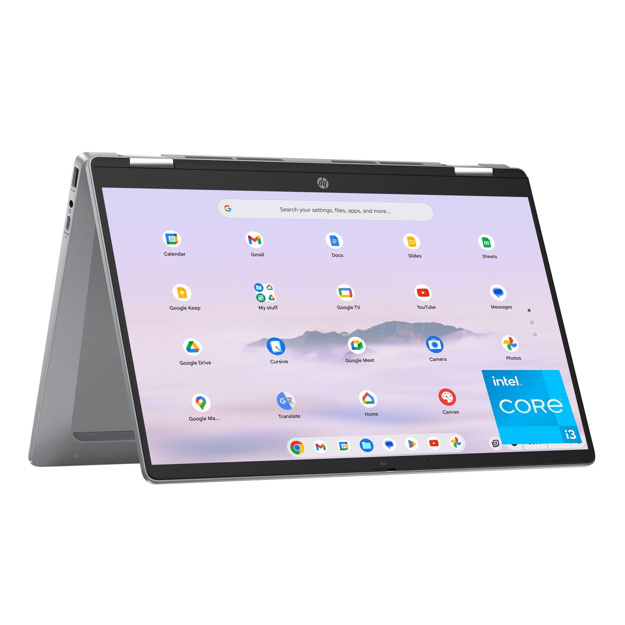 Portátil Hp Chromebook Plus X360 De 14 Pulgadas Con Pantalla Fhd Intel Core I3 De 8 Gb/128 Gb - Venta Internacional.
