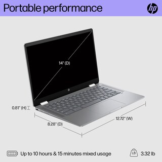 Foto 5 | Portátil Hp Chromebook Plus X360 De 14 Pulgadas Con Pantalla Fhd Intel Core I3 De 8 Gb/128 Gb - Venta Internacional.