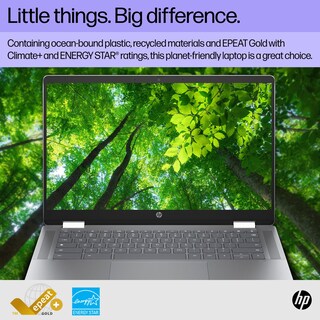 Foto 6 | Portátil Hp Chromebook Plus X360 De 14 Pulgadas Con Pantalla Fhd Intel Core I3 De 8 Gb/128 Gb - Venta Internacional.