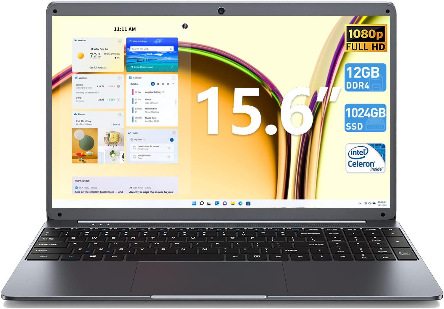 Foto 2 pulgar | Portátil Sgin 15.6'' Intel Celeron N5095 12 Gb Ram 512 Gb Ssd Gris - Venta Internacional.