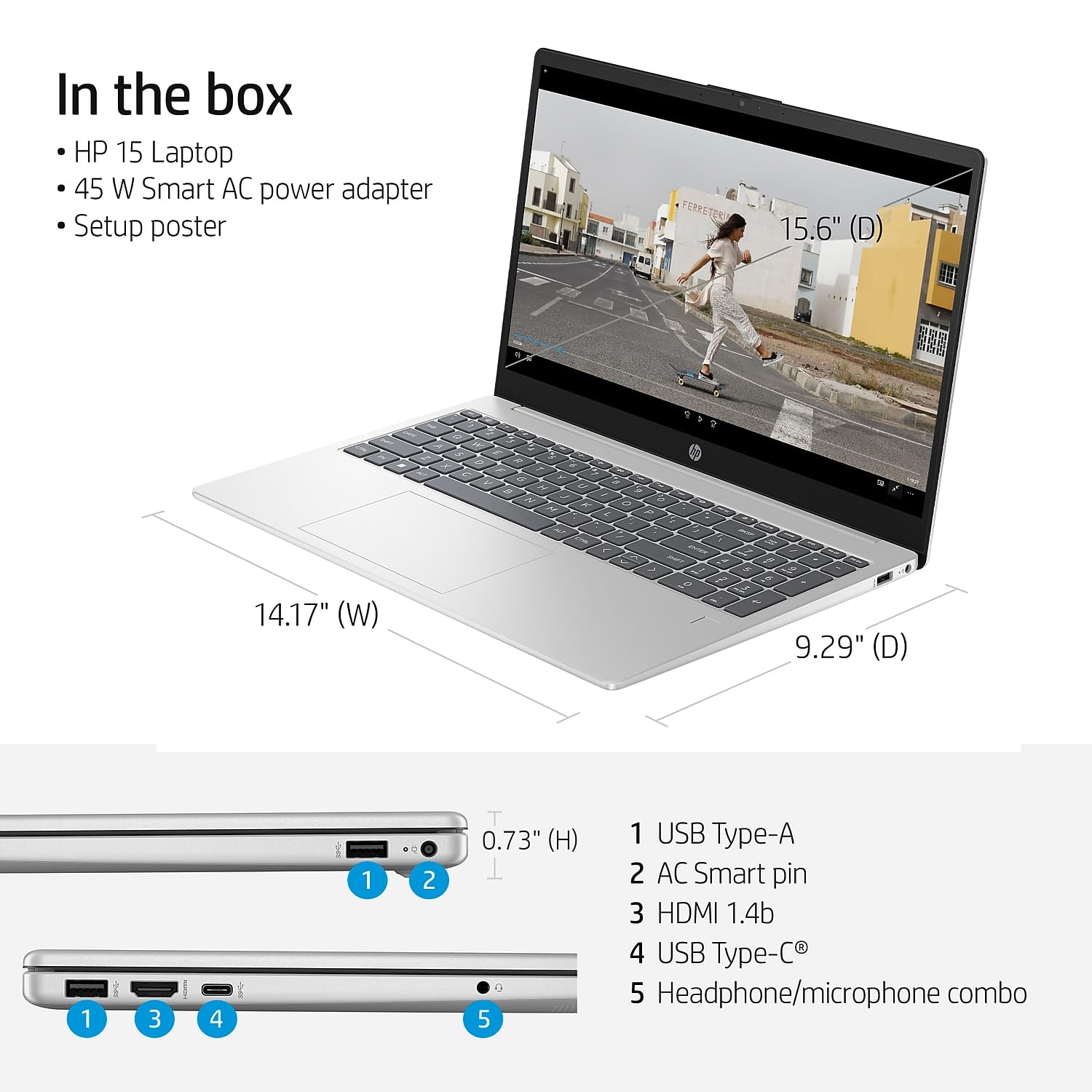 Foto 8 pulgar | Ordenador Portátil Hp De 15,6 Pulgadas, Full Hd, Intel Core I5-1135g7, 8 Gb De Ram, 256 Gb, Ssd - Venta Internacional.