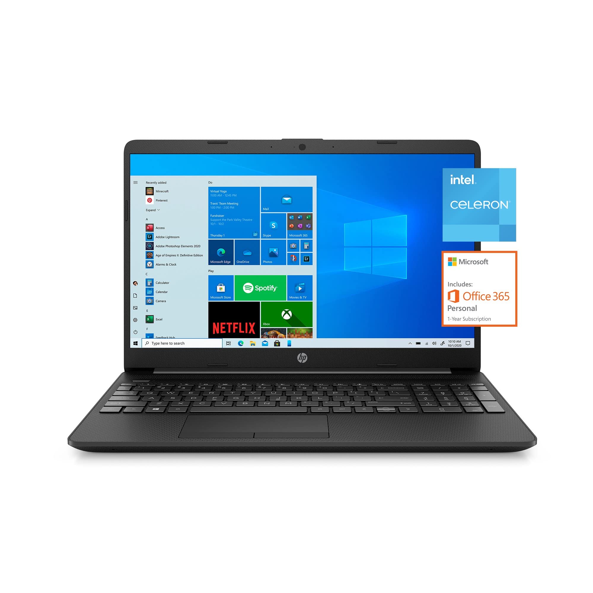 Ordenador Portátil Hp 15.6 Fhd Celeron N4020 4 Gb Ram 128 Gb Ssd Win10 - Venta Internacional.
