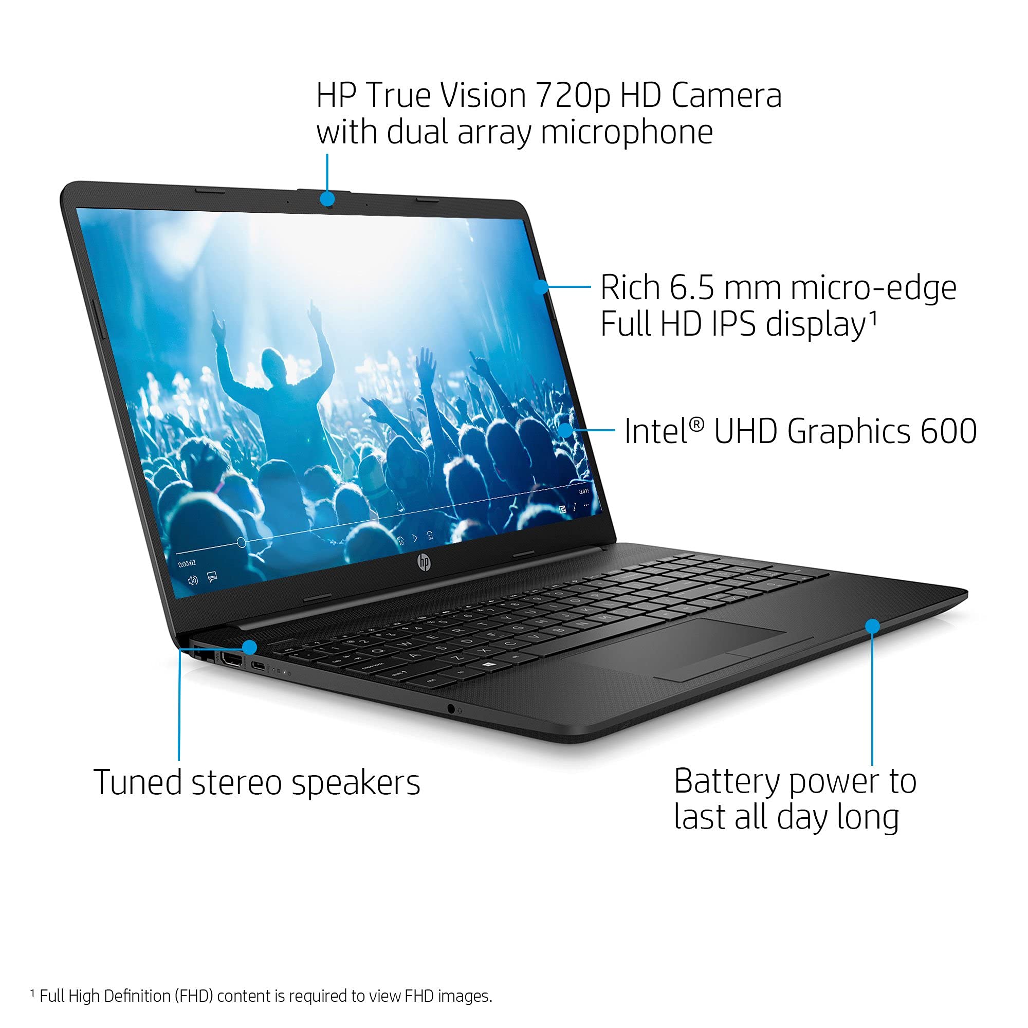 Foto 3 pulgar | Ordenador Portátil Hp 15.6 Fhd Celeron N4020 4 Gb Ram 128 Gb Ssd Win10 - Venta Internacional.