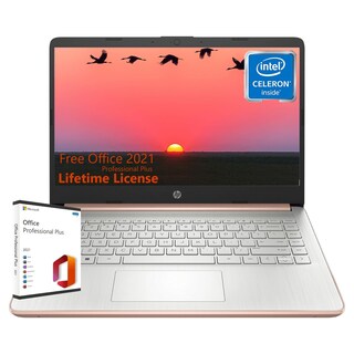 Foto 1 | Ordenador Portátil Hp Thin Everyday Office Lifetime Lisence De 14 Pulgadas 16 Gb/64 Gb - Venta Internacional.