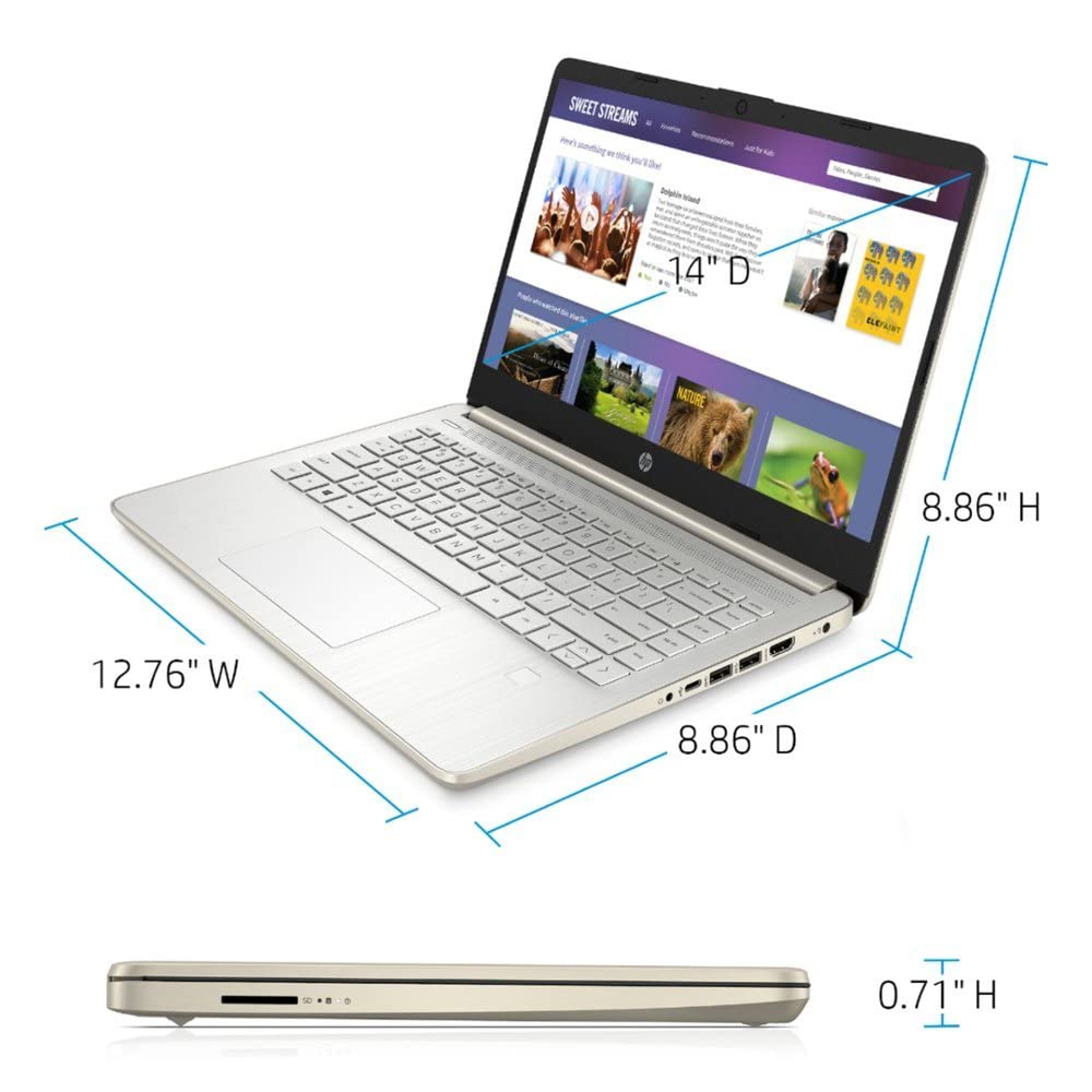 Foto 7 pulgar | Ordenador Portátil Hp Stream 14 Hd Con Pantalla Intel Celeron N4020 De 16 Gb De Ram - Venta Internacional.