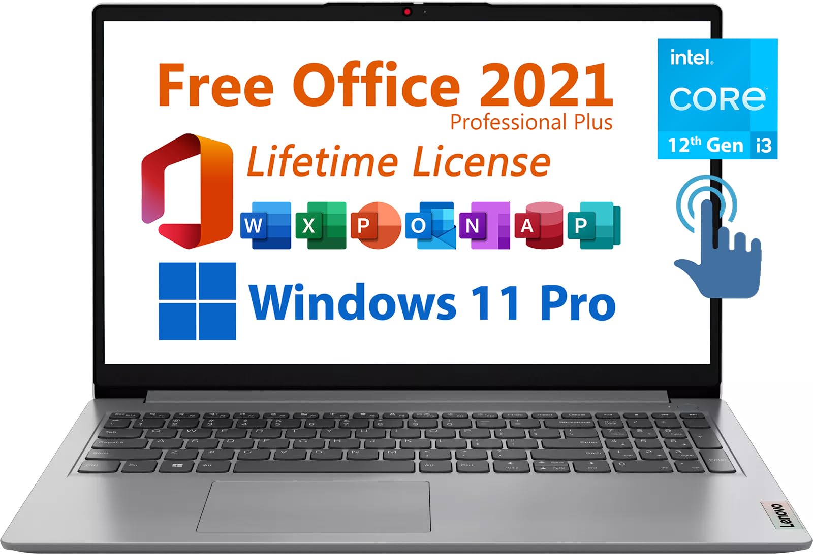 Ordenador Portátil Lenovo 15.6 Business Fhd Touch Intel I3 8 Gb 512 Gb Ssd - Venta Internacional.