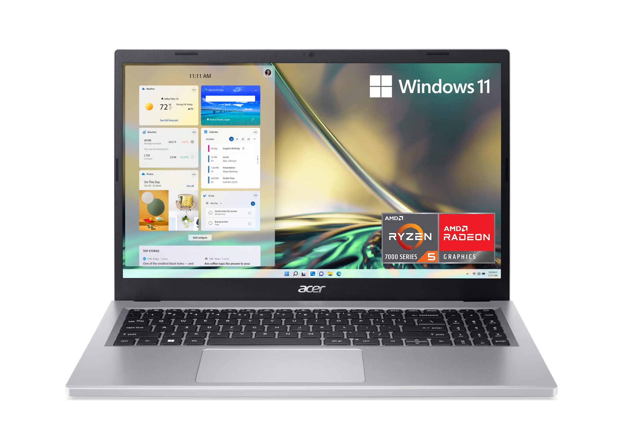 Foto 1 | Ordenador Portátil Acer Aspire 3 A315-24p-r2sc 15 6 Pulgadas Ryzen 5 7520u De 8 Gb - Venta Internacional.