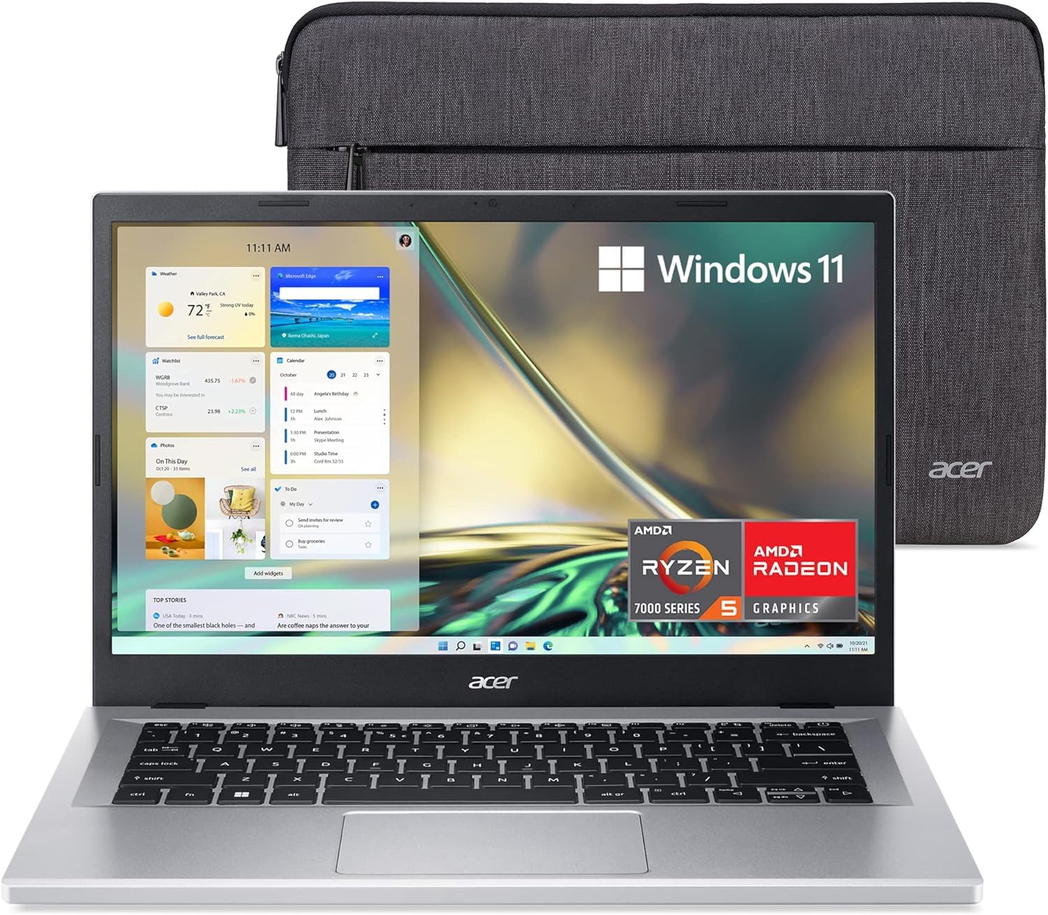 Foto 2 pulgar | Ordenador Portátil Acer Aspire 3 A314-23p-r3qa 14'' Ryzen 5 7520u De 8 Gb - Venta Internacional.