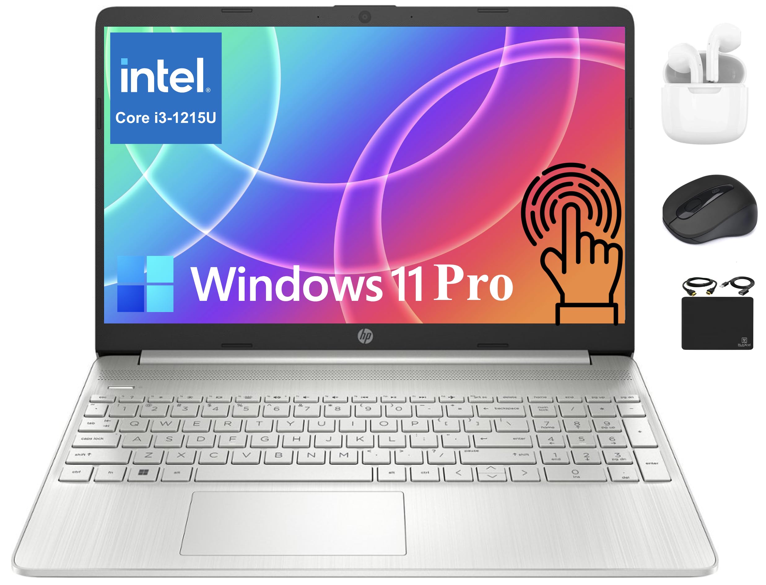 Foto 1 | Ordenador Portátil Hp Pavilion 15.6 Hd Con Pantalla Táctil 2024 I3 De 12 Gb Y 256 Gb Ssd - Venta Internacional.