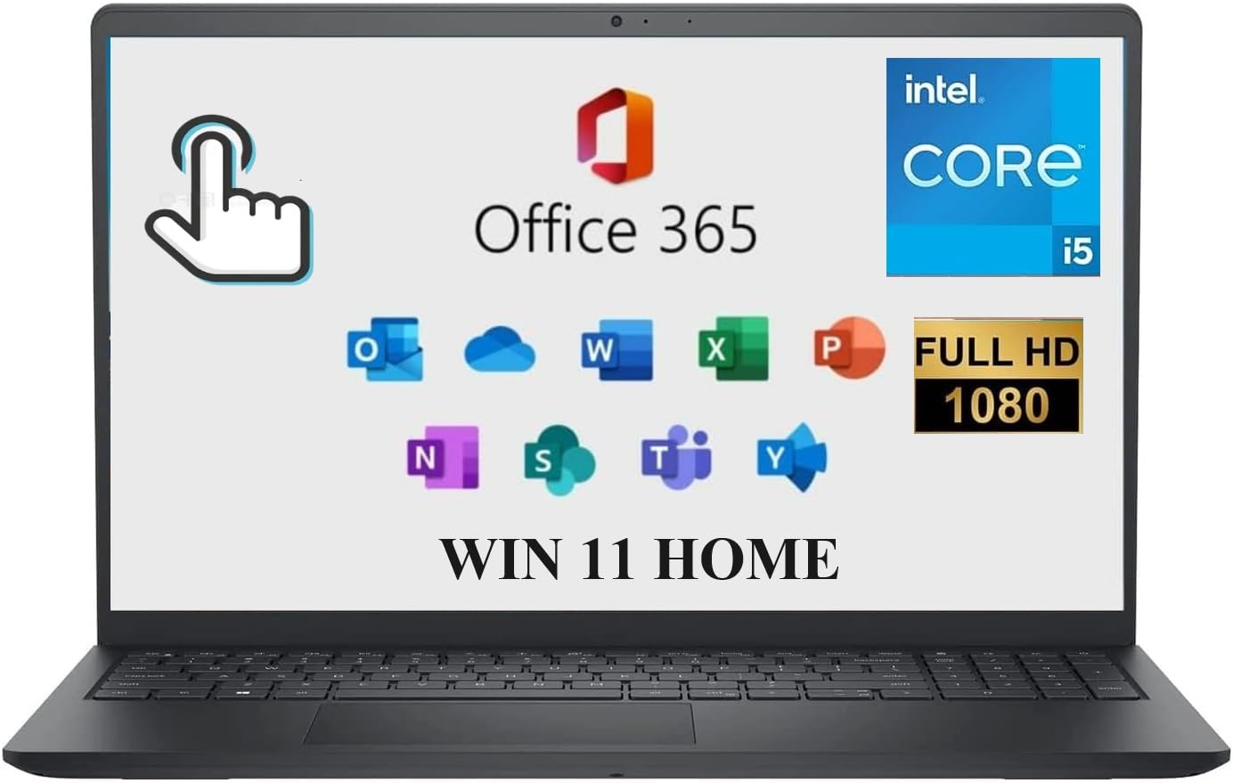 Ordenador Portátil Dell Inspiron 15 3000 3520 15.6 Pulgadas Con Pantalla Táctil Fhd I5-1155g7 - Venta Internacional.