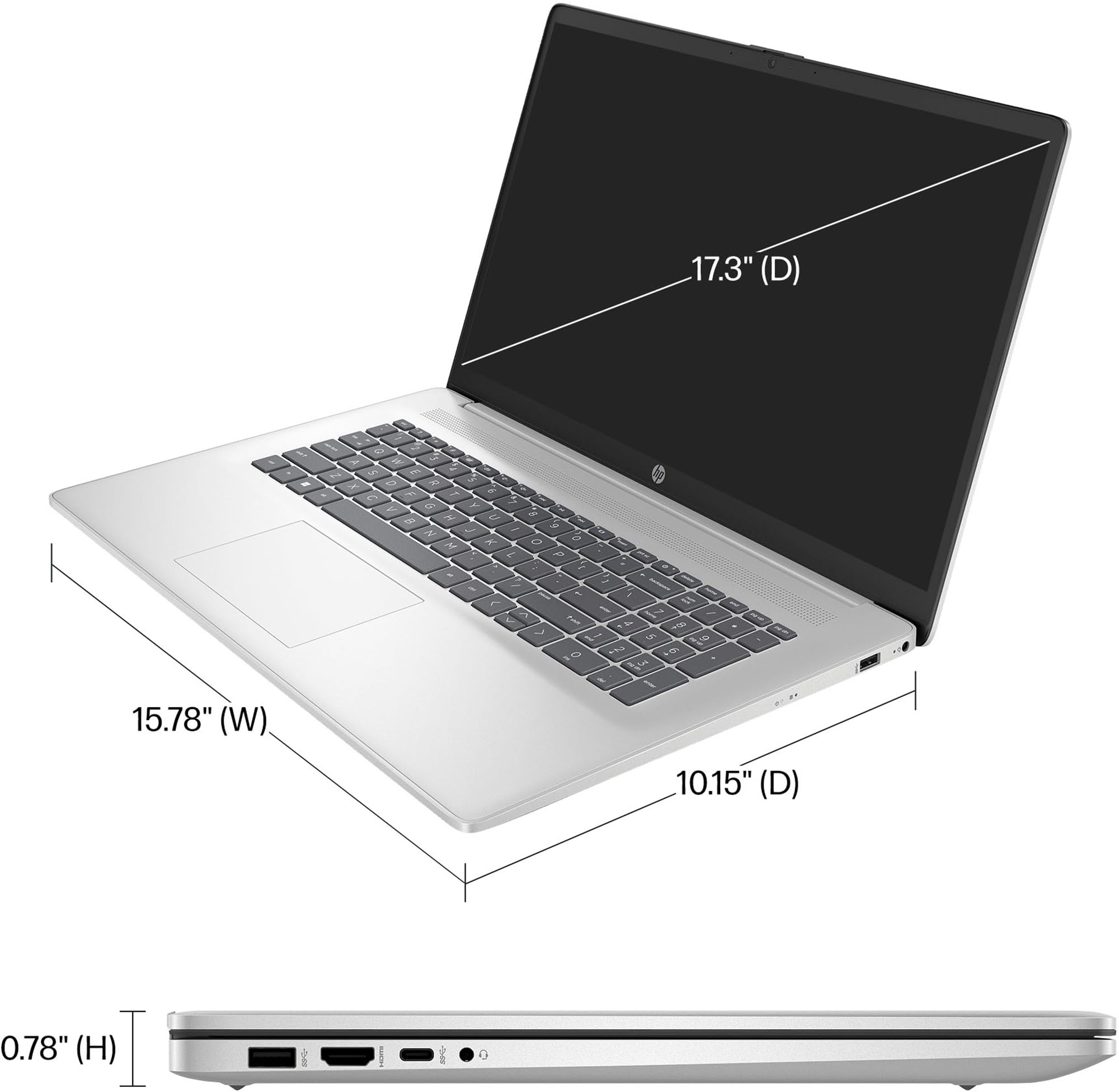 Foto 6 | Portátil Hp 17 Flagship Intel Core I3-1215u De 16 Gb De Ram Y 1 Tb Ssd - Venta Internacional.