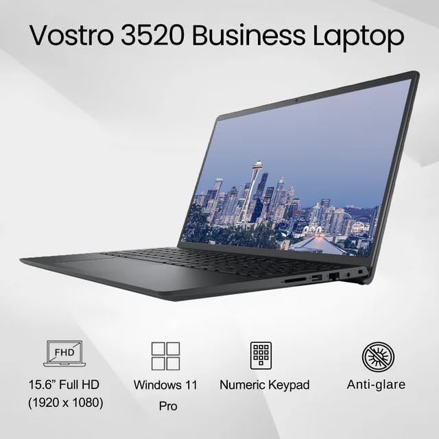 Foto 3 | Ordenador Portátil Dell Vostro 3520 Business De 15 6 Pulgadas Con Procesador Intel Core I3 De 32 Gb/1 Tb - Venta