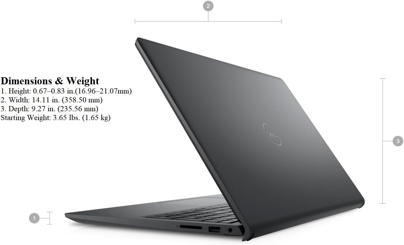 Foto 4 pulgar | Ordenador Portátil Dell Inspiron 15 2023 Business 15.6 Pulgadas Intel I5 16 Gb 512 Gb - Venta Internacional.