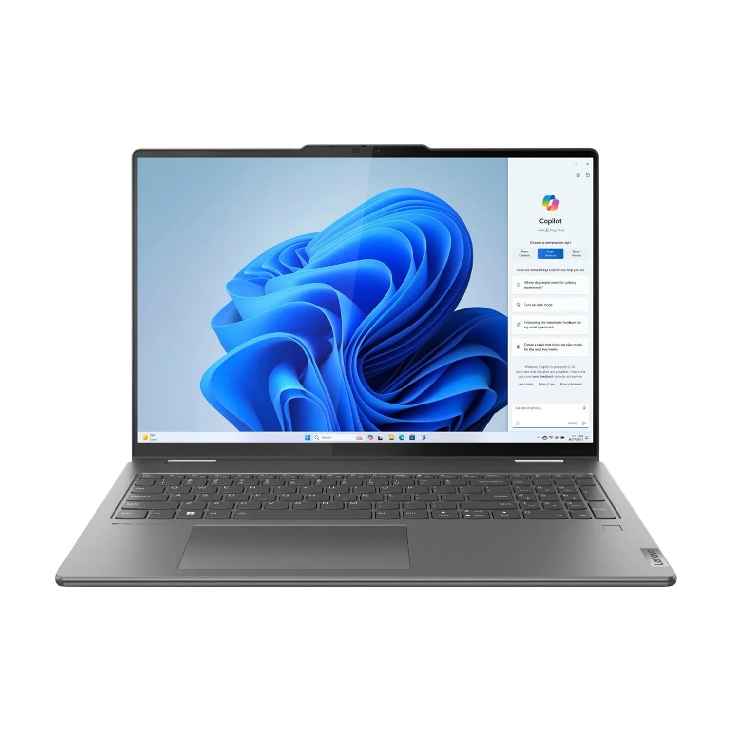 Foto 3 pulgar | Lenovo Yoga 7i 2 En 1 (83dl0002us) 16'' 2k Touch Core Ultra 7 16gb 1tb Ssd W11 Gris