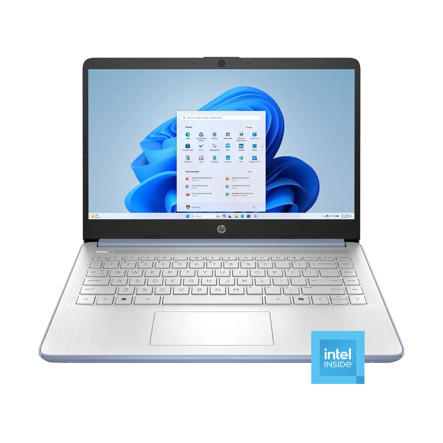 Foto 3 pulgar | Hp (14-dq6012dx) 14'' Intel N150 4gb 128gb Ufs W11 Azul