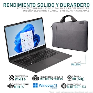 Foto 3 | Laptop Hp 245 G10 Amd Ryzen 3 7330u 16gb Ram 256gb Ssd 14'' Windows 11 Home Teclado En Español + Maletin