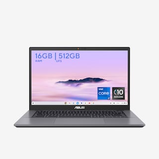 Foto 1 | Laptop Asus Chromebook Plus Cx34 cx3402 Intel Core i3 8GB 256G UFS Pantalla Táctil 15.6" FHD Gris