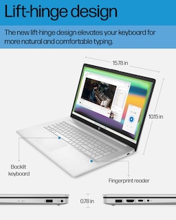 Foto 5 | Ordenador Portátil Hp De 17.3 Pulgadas Con Procesador Intel Core I5-1135g7 8 Gb 512 Gb Ssd - Venta Internacional.