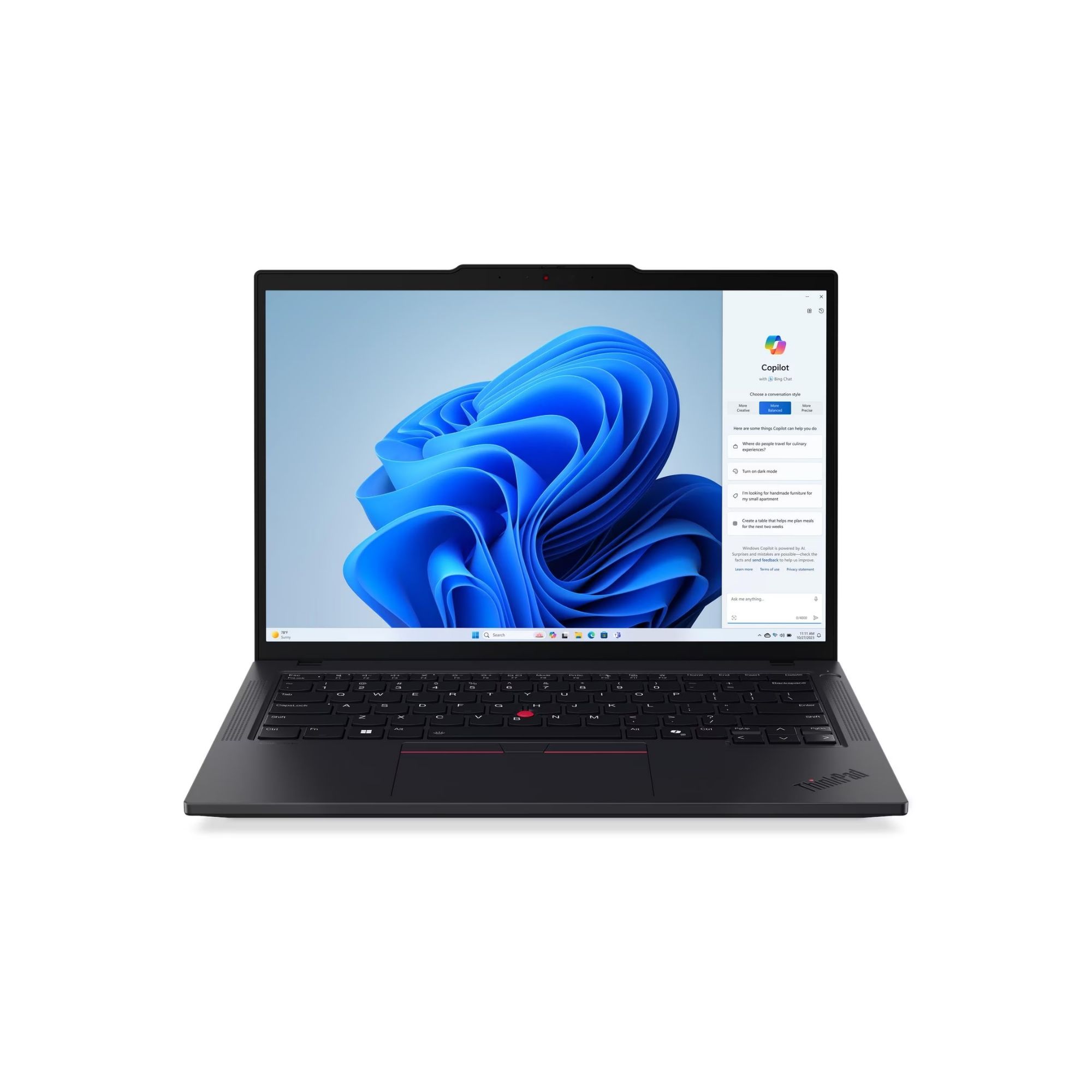 Foto 2 pulgar | Lenovo Thinkpad T14s Gen 5 De 14''  Intel Core Ultra 7 155u  16 Gb Ram Ddr5  512 Gb Ssd Nvme  Windows 11 Pro  Negro