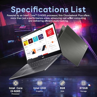Foto 3 | Portátil Acer Chromebook Plus 14 Fhd Con Pantalla Táctil De 8 Gb De Ram 672 Gb - Venta Internacional.