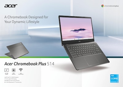 Foto 5 | Portátil Acer Chromebook Plus 514 De 14 Pulgadas Con Pantalla Fhd Intel Core I3 De 8 Gb/128 Gb - Venta Internacional.