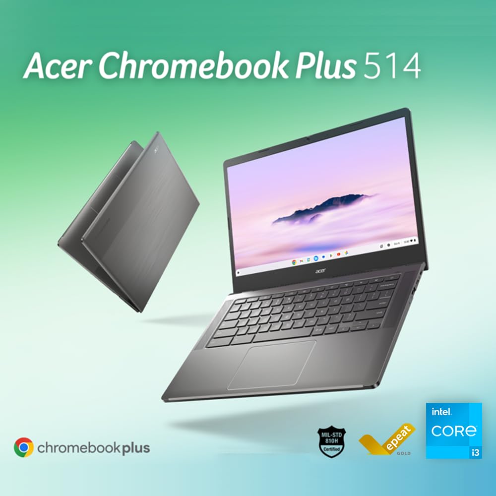 Foto 7 pulgar | Portátil Acer Chromebook Plus 514 De 14 Pulgadas Con Pantalla Fhd Intel Core I3 De 8 Gb/128 Gb - Venta Internacional.