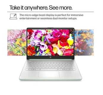 Foto 6 | Ordenador Portátil Hp 2025 Student Business De 14 Pulgadas 16 Gb De Ram Y 128 Gb De Ssd - Venta Internacional.