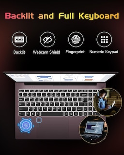 Foto 3 | Ordenador Portátil Nimo Ips Fhd De 15 6 Pulgadas Intel Pentium N100 16 Gb De Ram 512 Gb Ssd - Venta Internacional.
