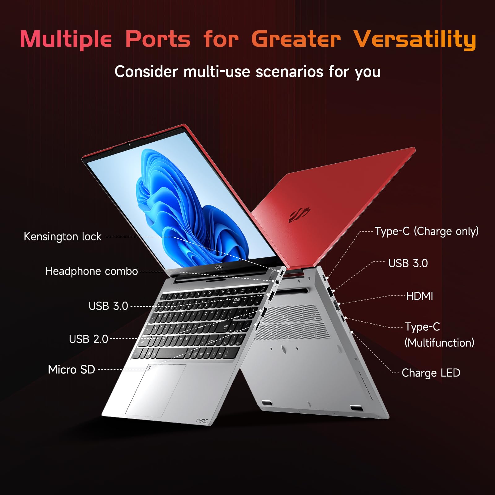 Foto 4 pulgar | Ordenador Portátil Nimo Ips Fhd De 15 6 Pulgadas  Intel Pentium N100  16 Gb De Ram  1 Tb  Ssd - Venta Internacional.