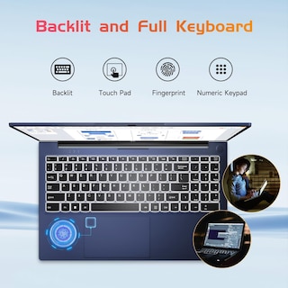 Foto 5 | Ordenador Portátil Nimo Ips Fhd De 15 6 Pulgadas Intel Pentium N100 8 Gb De Ram 256 Gb Ssd - Venta Internacional.