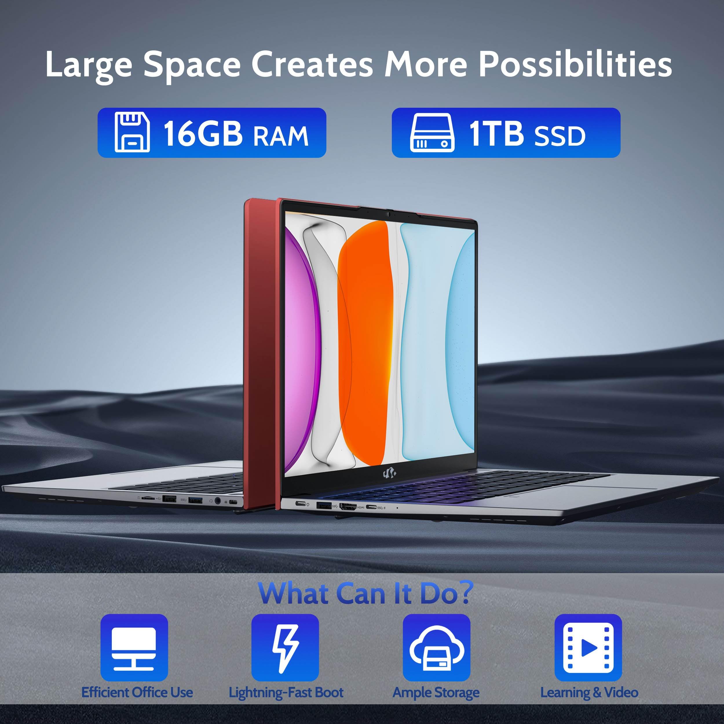 Foto 4 pulgar | Ordenador Portátil Nimo Ips Fhd De 15 6 Pulgadas  16 Gb De Ram  1 Tb  Ssd  Intel Pentium N100 - Venta Internacional.