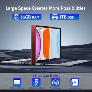 Foto 3 | Ordenador Portátil Nimo Ips Fhd De 15 6 Pulgadas 16 Gb De Ram 1 Tb Ssd Intel Pentium N100 - Venta Internacional.