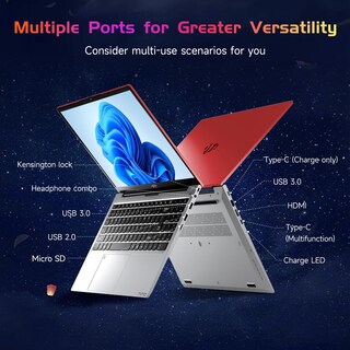 Foto 6 | Ordenador Portátil Nimo Ips Fhd De 15 6 Pulgadas 16 Gb De Ram 1 Tb Ssd Intel Pentium N100 - Venta Internacional.