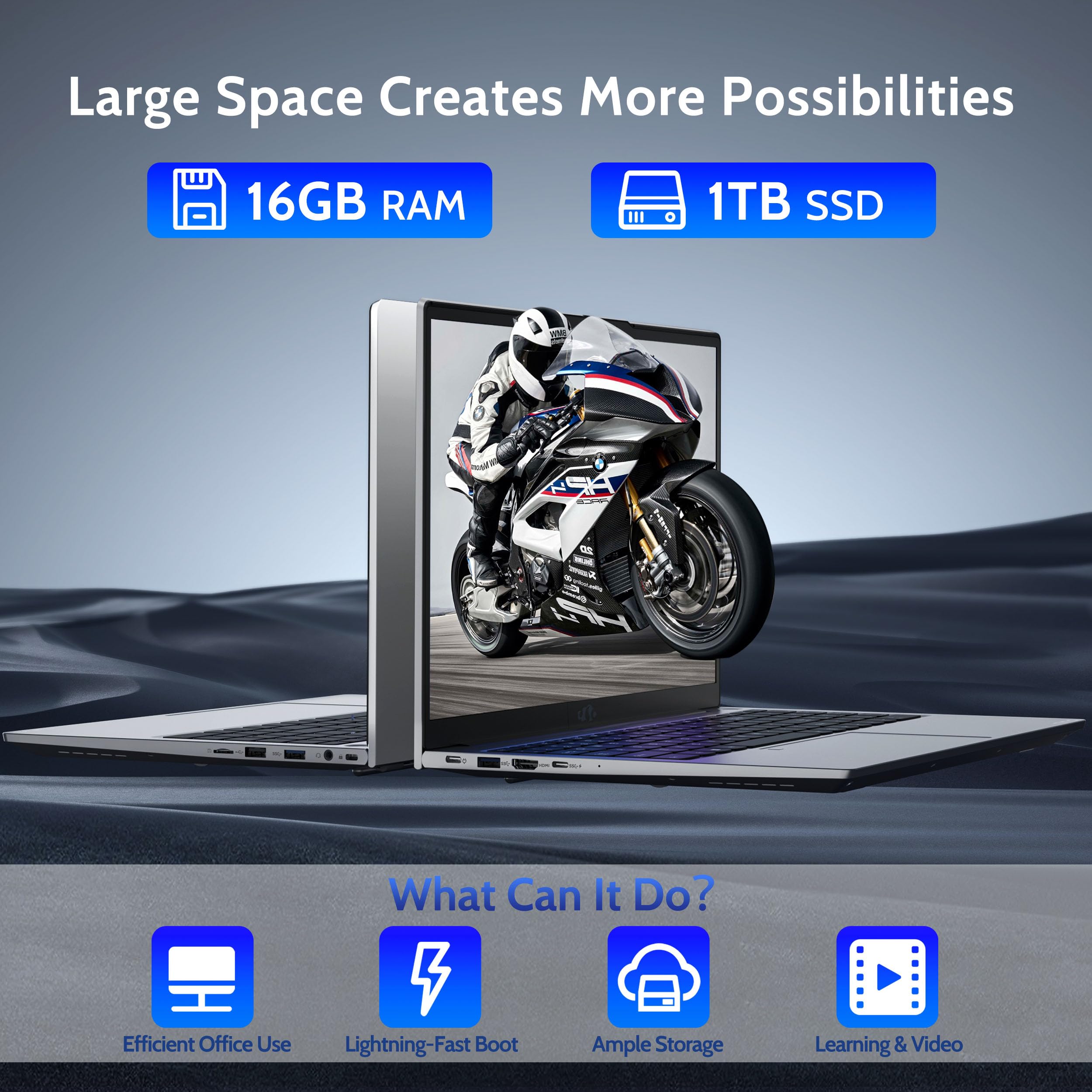 Foto 4 pulgar | Ordenador Portátil Nimo 15.6 Fhd Intel Pentium N100 16 Gb Ram 1 Tb Ssd Win 11 - Venta Internacional.