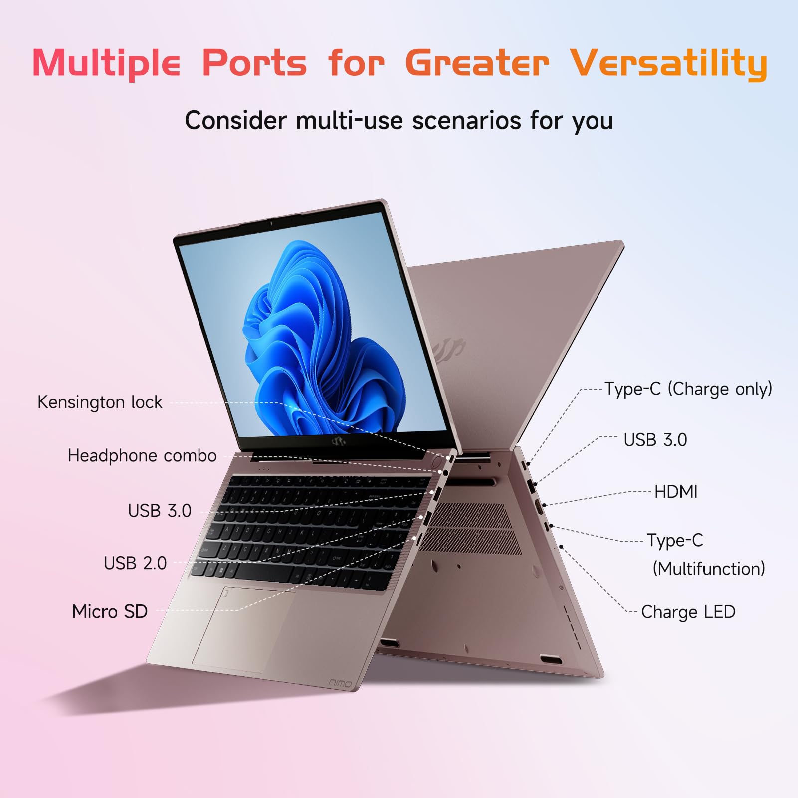 Foto 4 pulgar | Ordenador Portátil Nimo Ips Fhd De 15 6 Pulgadas  Intel Pentium N100  16 Gb De Ram  1 Tb  Ssd - Venta Internacional.