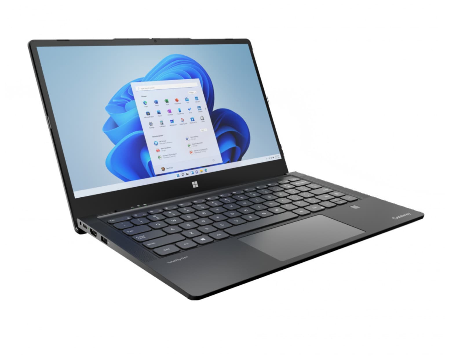 Laptop Gateway Ultra Slim Gwtc71427 Intel Ci7-1255u 8gbram 512gb Ssd  14p'' Touch Screen Huella   Win 11h color Negro $14,456